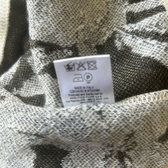 Nude Floral Pattern Sweater Size 38 - Picture 6 of 9